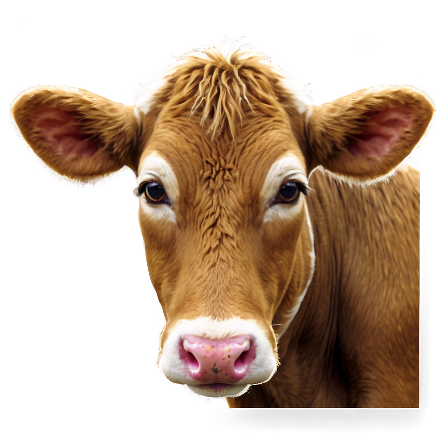 Simple Cow Face Outline Png 06212024 PNG image