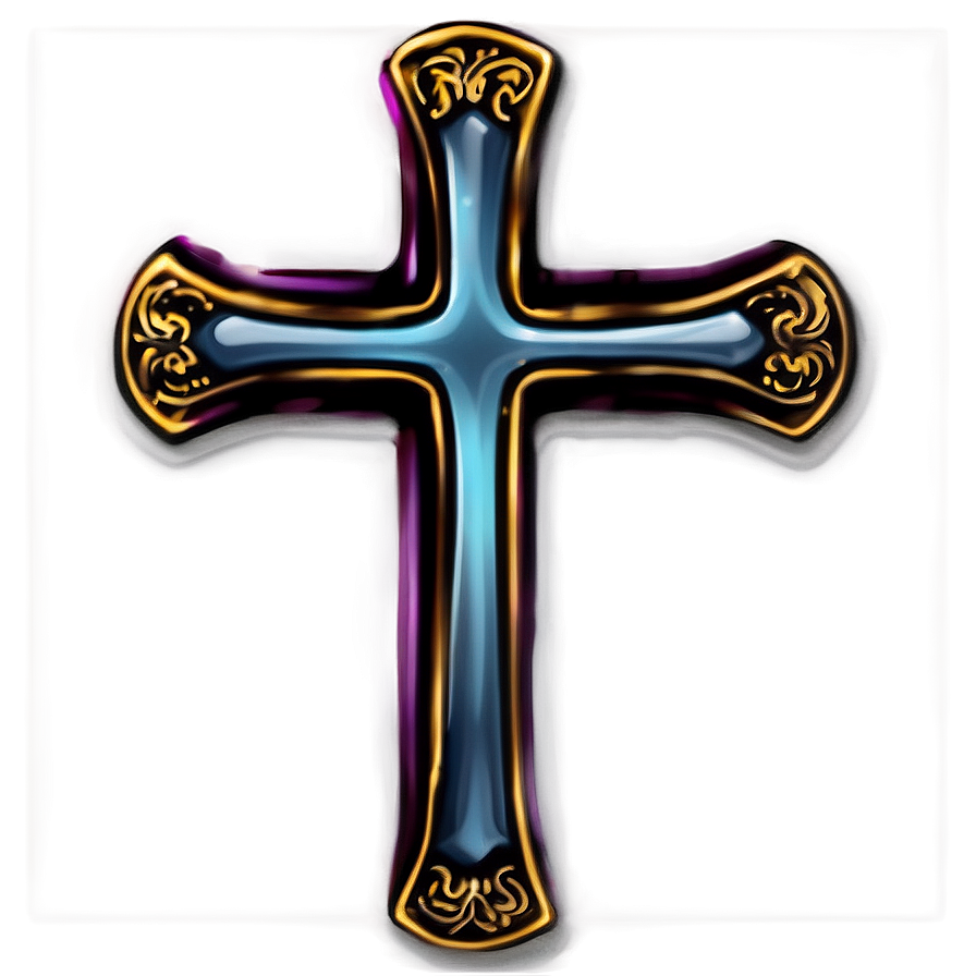 Simple Cross Outline Png 06122024 PNG image