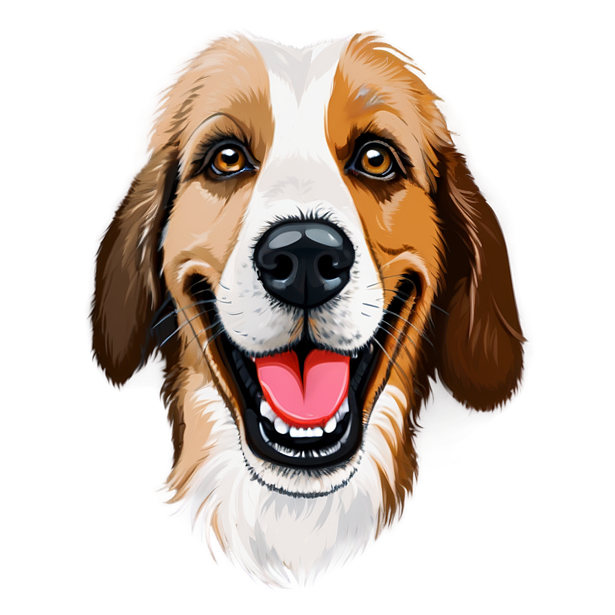 Simple Dog Face Stencil Png 38 PNG image