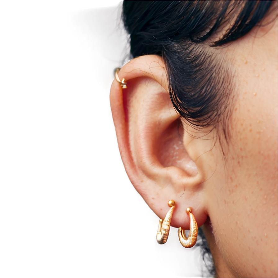 Simple Ear Piercing Aesthetic Png 06272024 PNG image