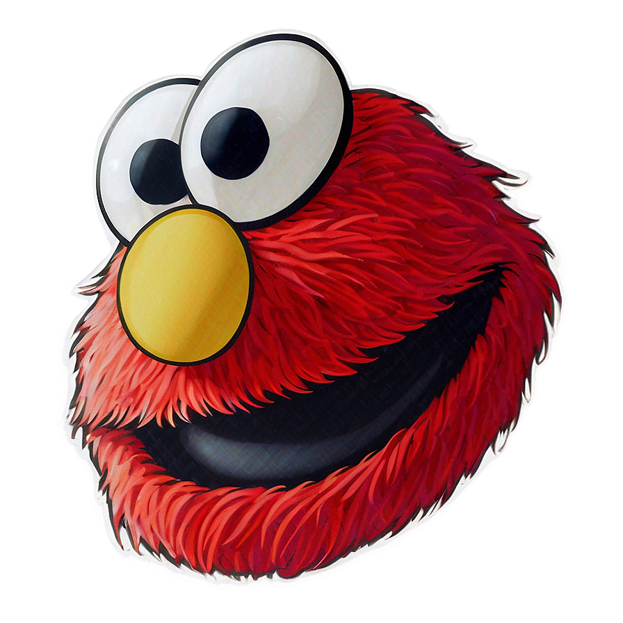 Simple Elmo Face Outline Png Avi PNG image