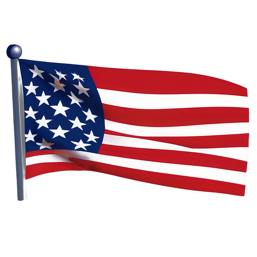 Simple Flat American Flag Png Icon 97 PNG image