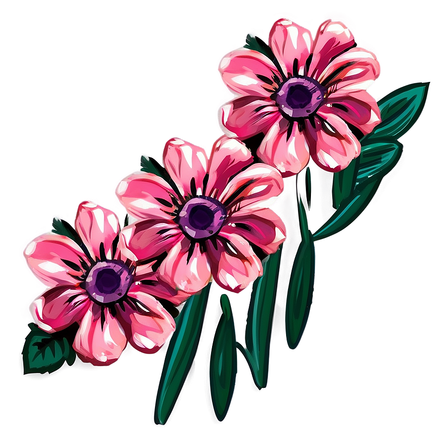 Simple Flower A PNG image