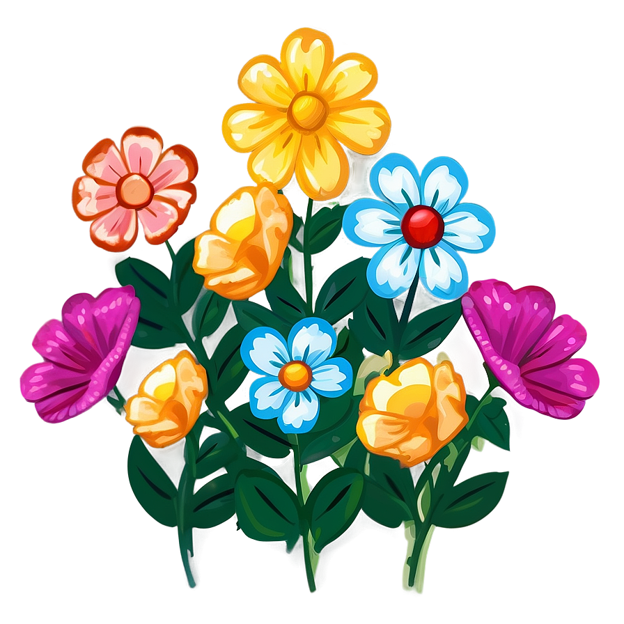 Simple Flower D PNG image