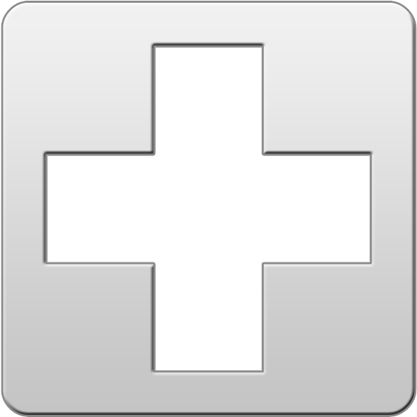 Simple Gray Cross Icon PNG image