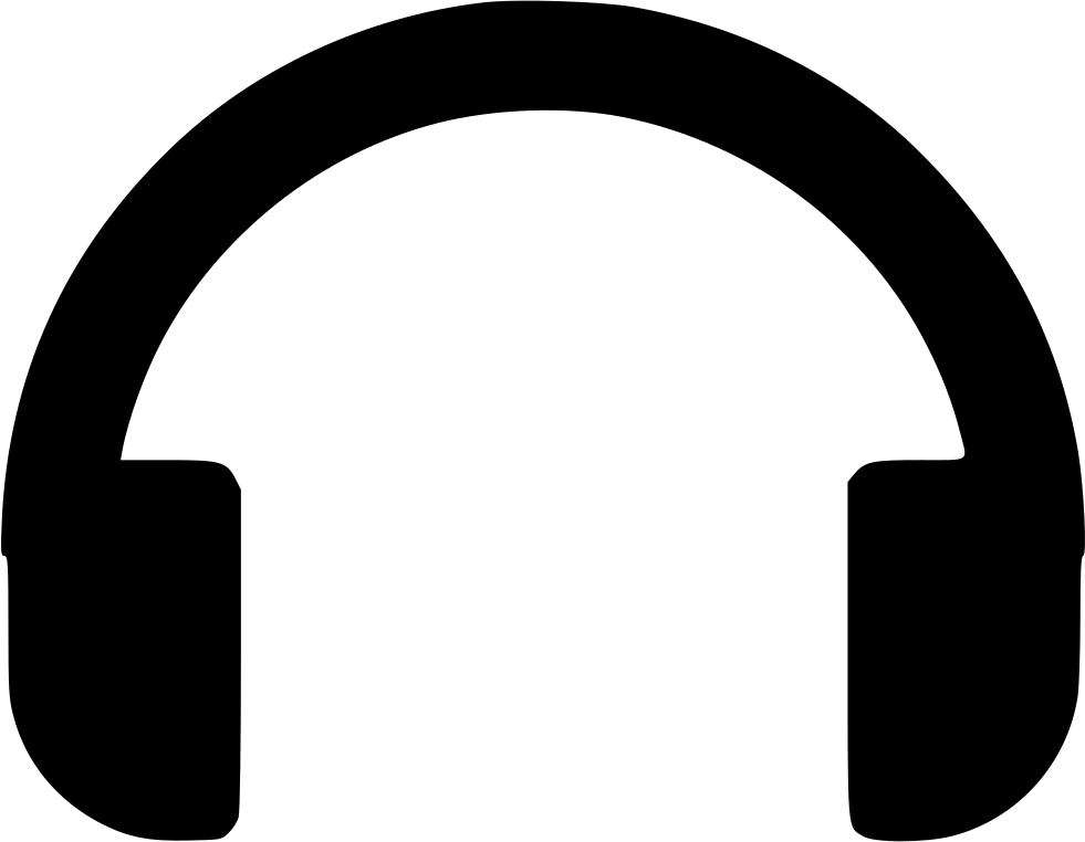 Simple Headphones Icon PNG image