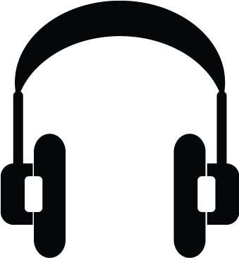 Simple Headphones Icon PNG image