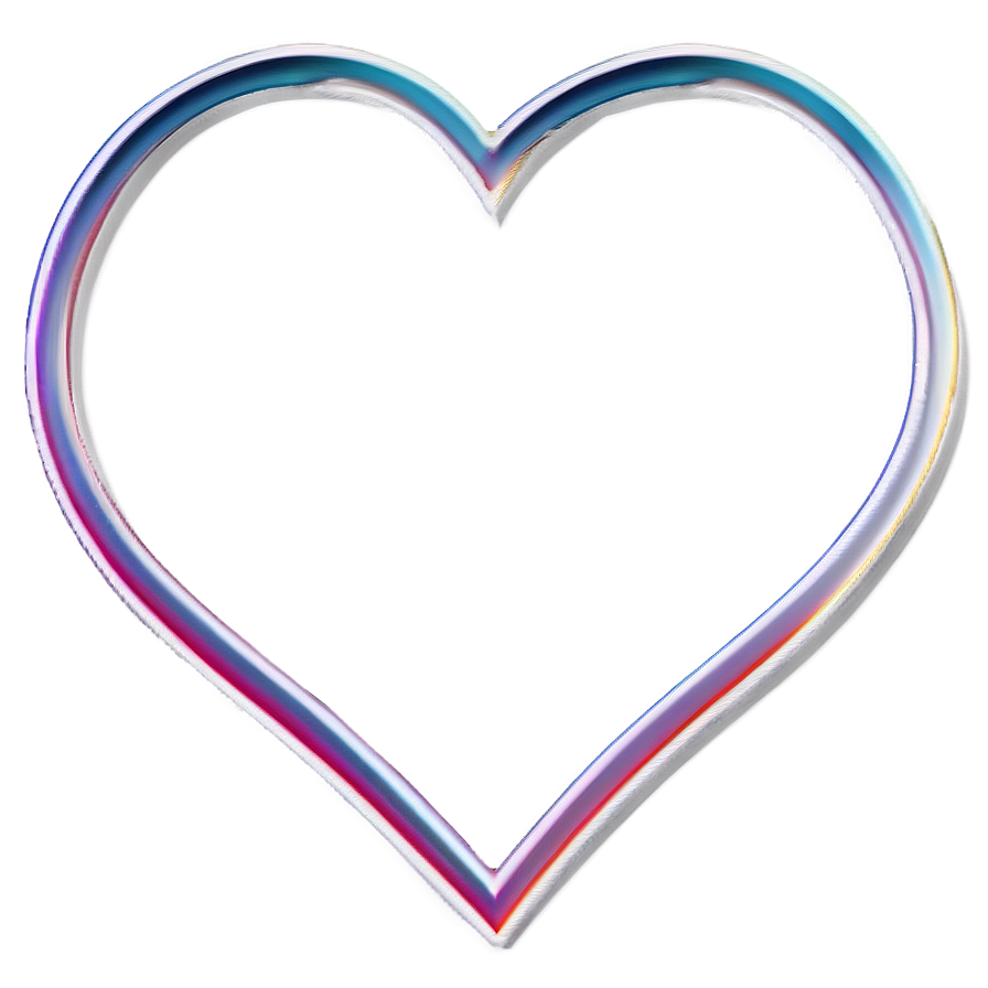 Simple Heart Clipart Outline Png 05252024 PNG image