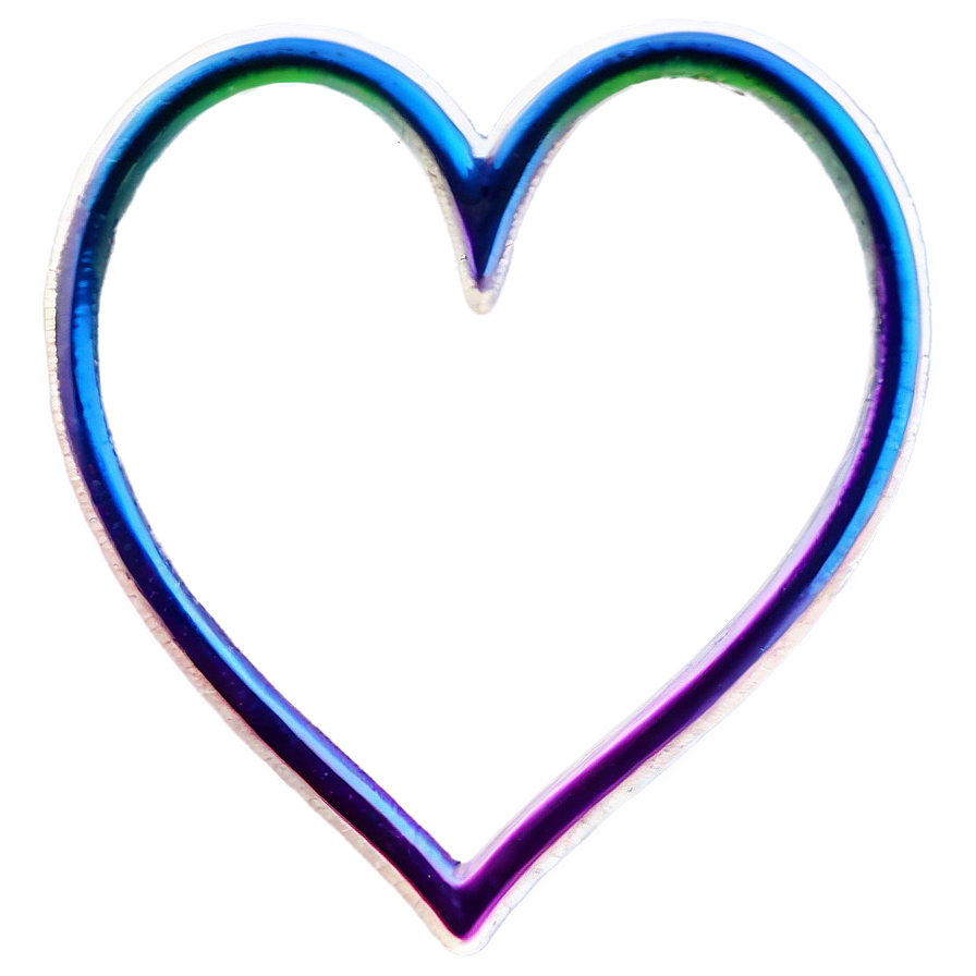 Simple Heart Outline Png 05252024 PNG image