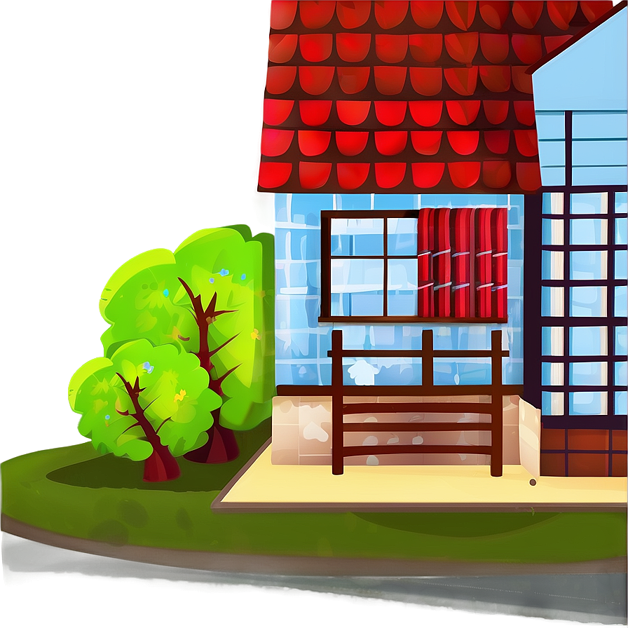 Simple House Clipart Png Tmo48 PNG image