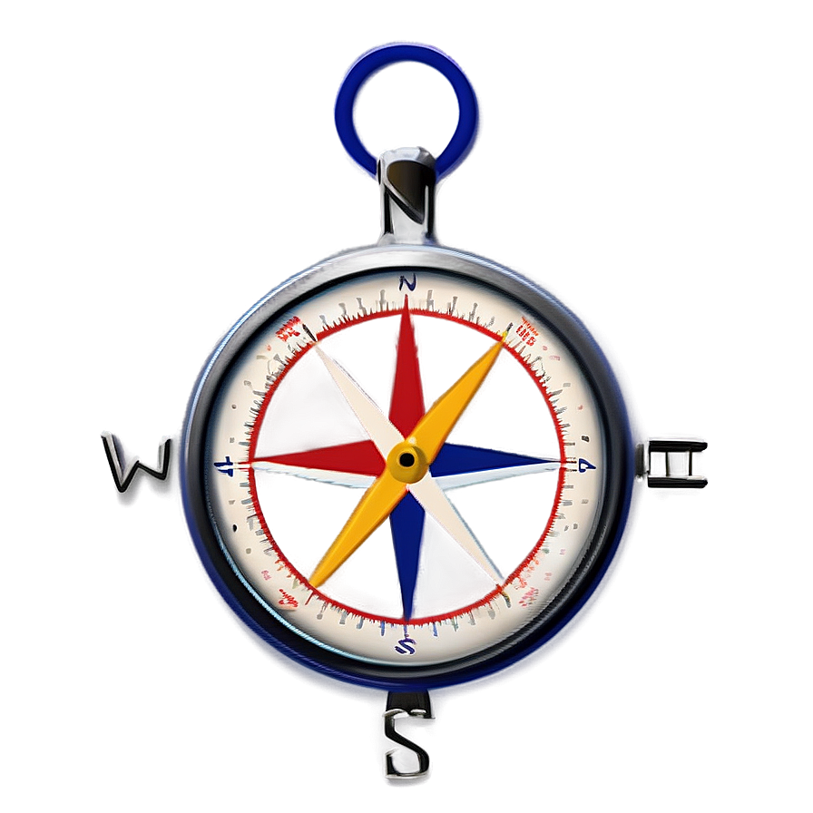 Simple Line Compass Png 05042024 PNG image