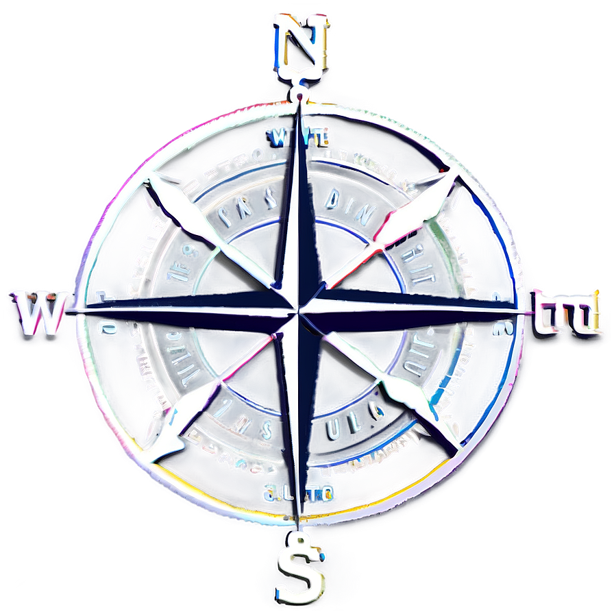 Simple Line Compass Png 49 PNG image