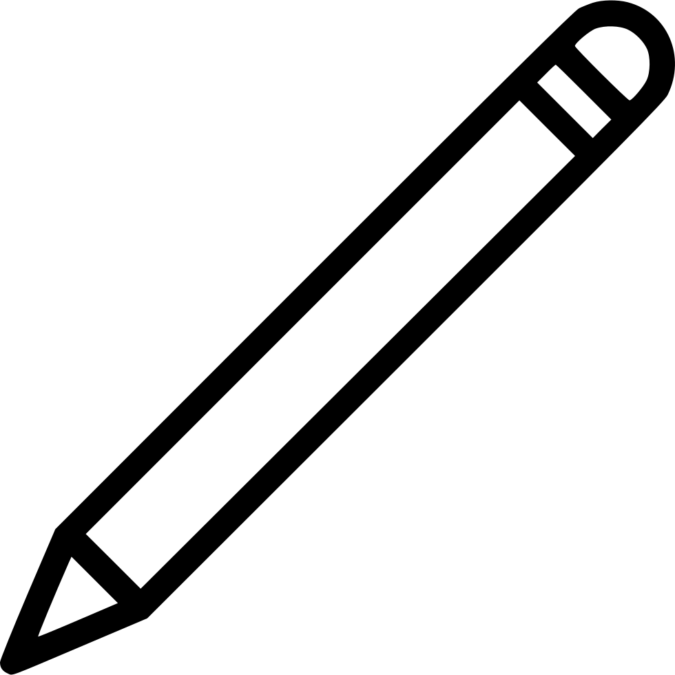 Simple Pencil Clipart Graphic PNG image