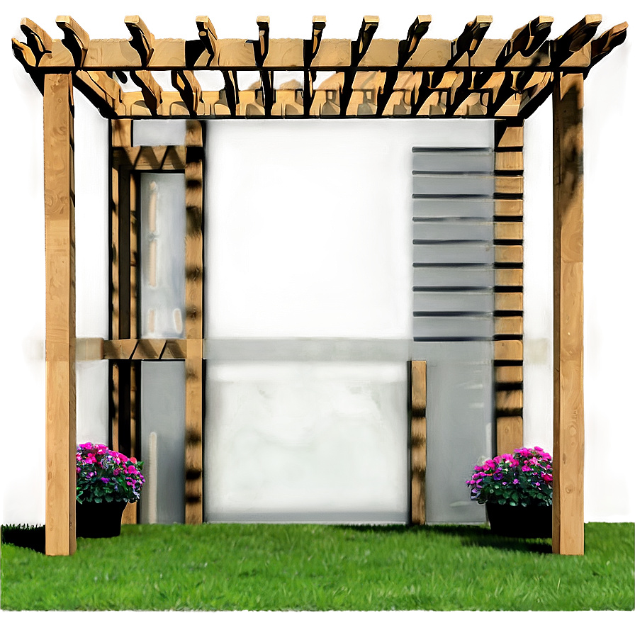 Simple Pergola Design Png Xmb PNG image