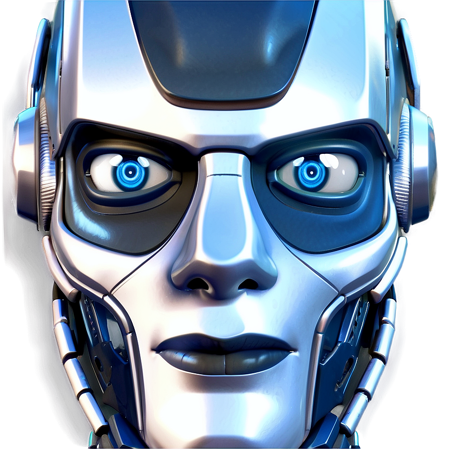 Simple Robot Head Png 06212024 PNG image