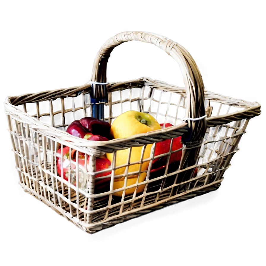 Simple Shopping Basket Png 06272024 PNG image