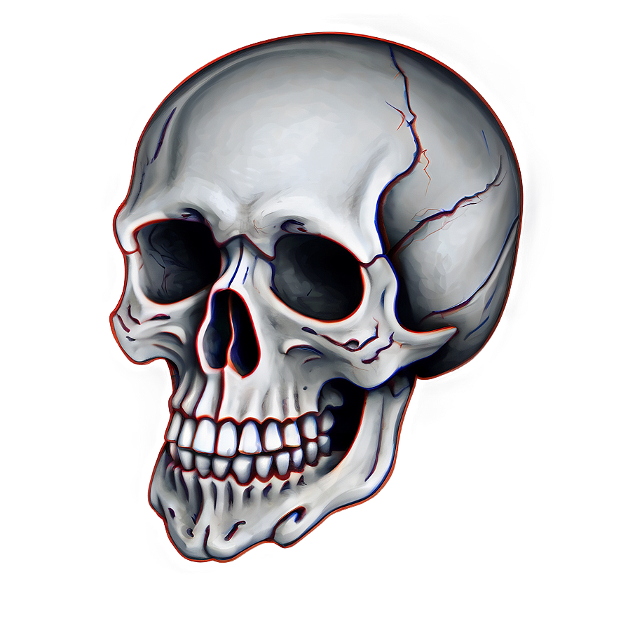 Simple Skull Doodle Png Tqb42 PNG image