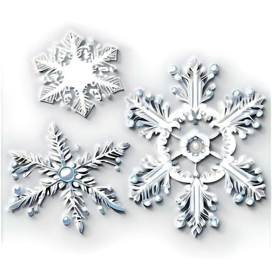 Simple Snowflake Decoration Png 80 PNG image