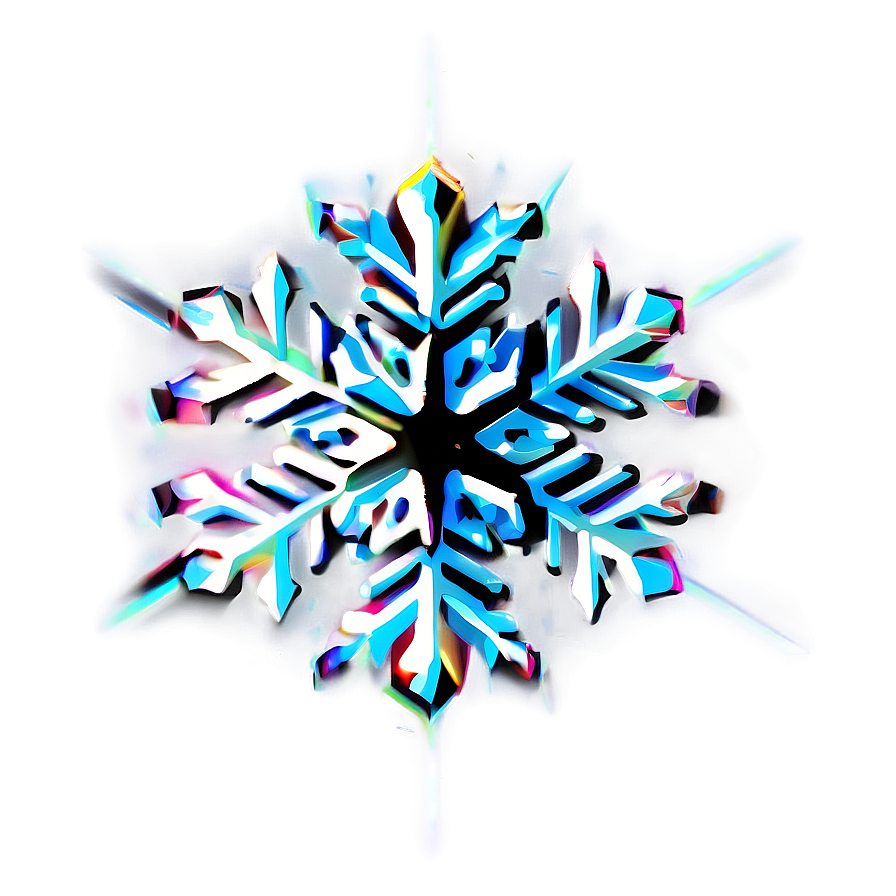 Simple Snowflake Silhouette Png 06282024 PNG image