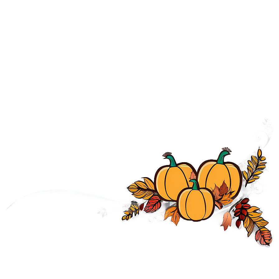 Simple Thanksgiving Border Png Qts PNG image