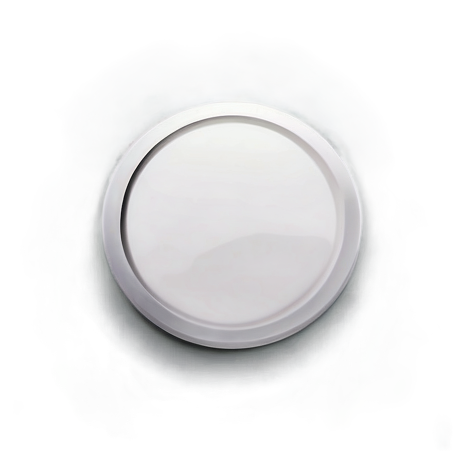 Simple White Button Graphic Png Ebh2 PNG image