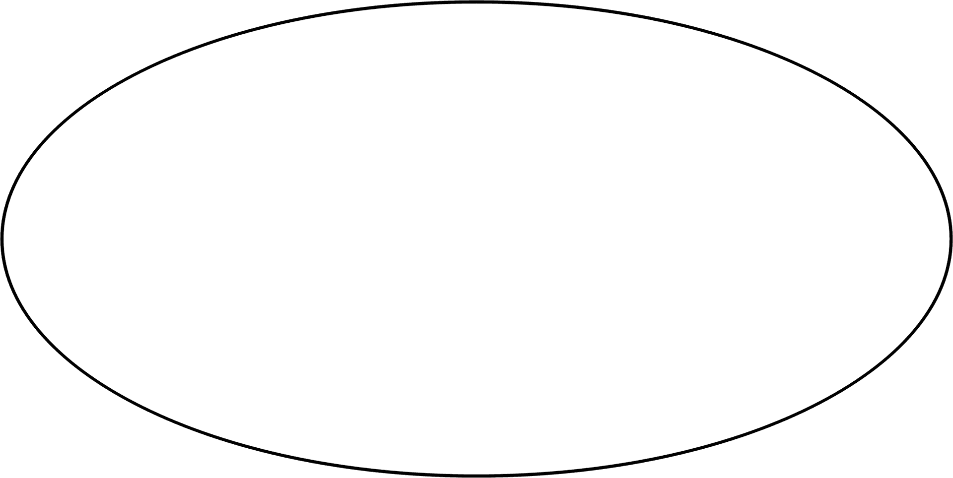 Simple White Oval Shape PNG image