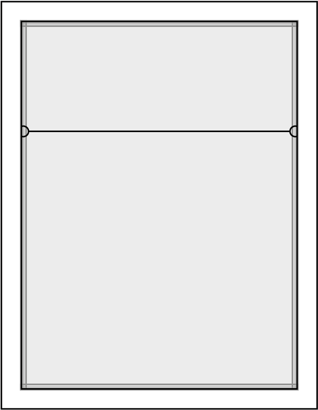 Simple Window Frame Design PNG image