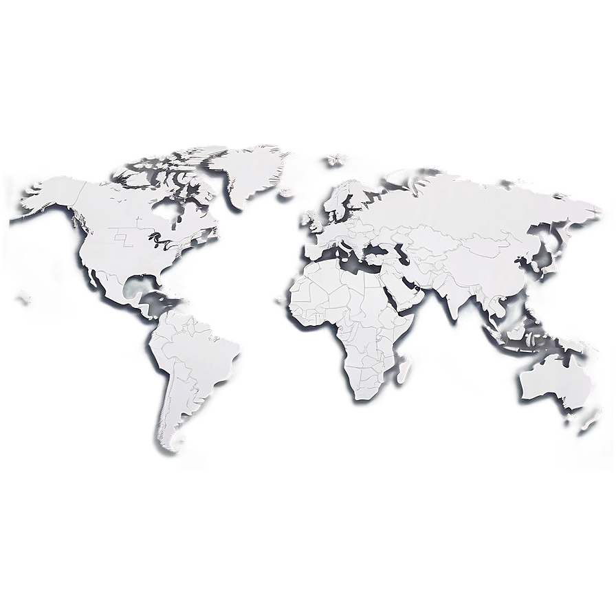 Simple World Map Png Hxb PNG image
