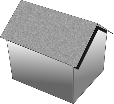 Simple3 D House Model PNG image