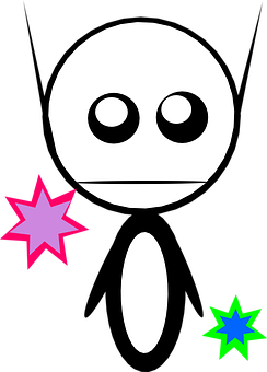 Simplified Alien Graphic PNG image