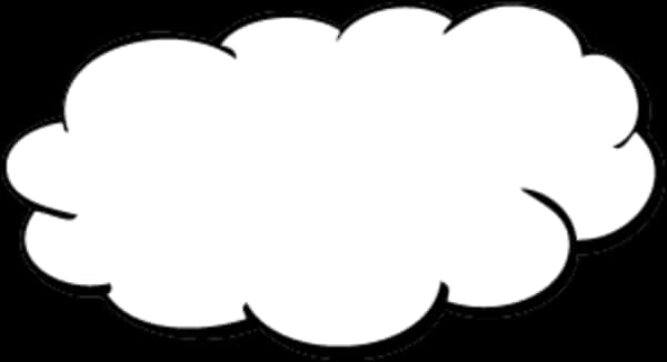 Simplified Cloud Graphic PNG image