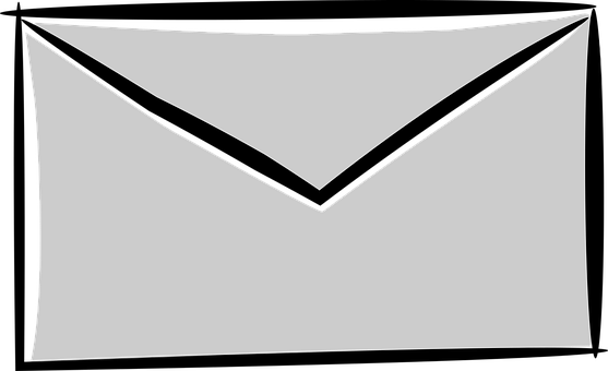 Simplified Envelope Graphic PNG image