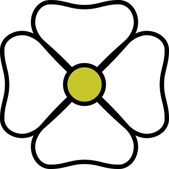Simplified Flower Icon PNG image