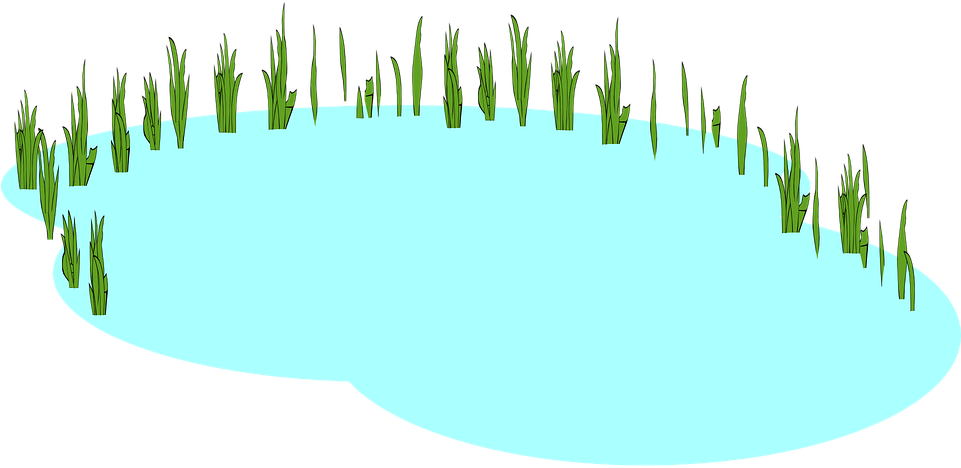 Simplified Lake Graphic PNG image