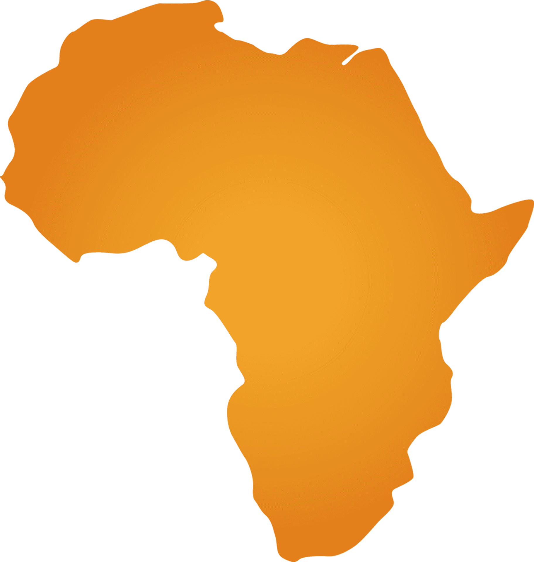 Simplified Mapof Africa Contour PNG image