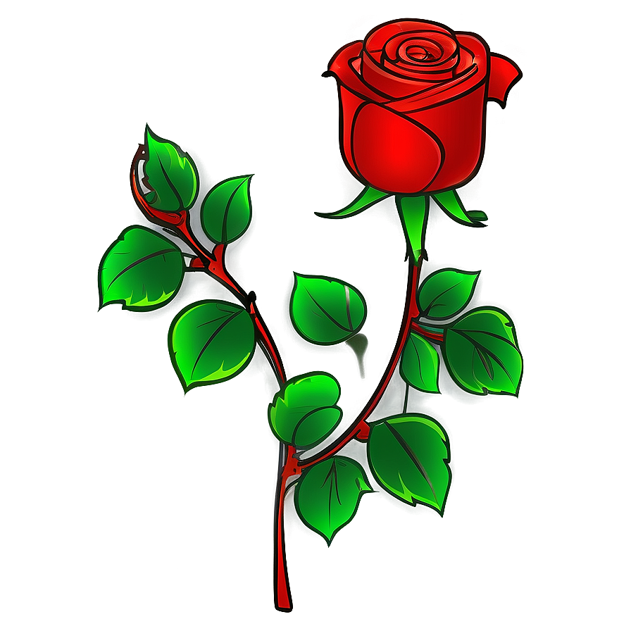 Simplified Rose Drawing Png 89 PNG image