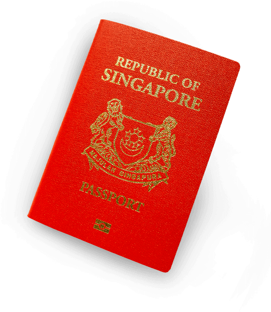 Singapore Passport Cover PNG image