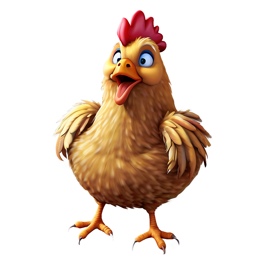 Singing Cartoon Chicken Png Dpp89 PNG image