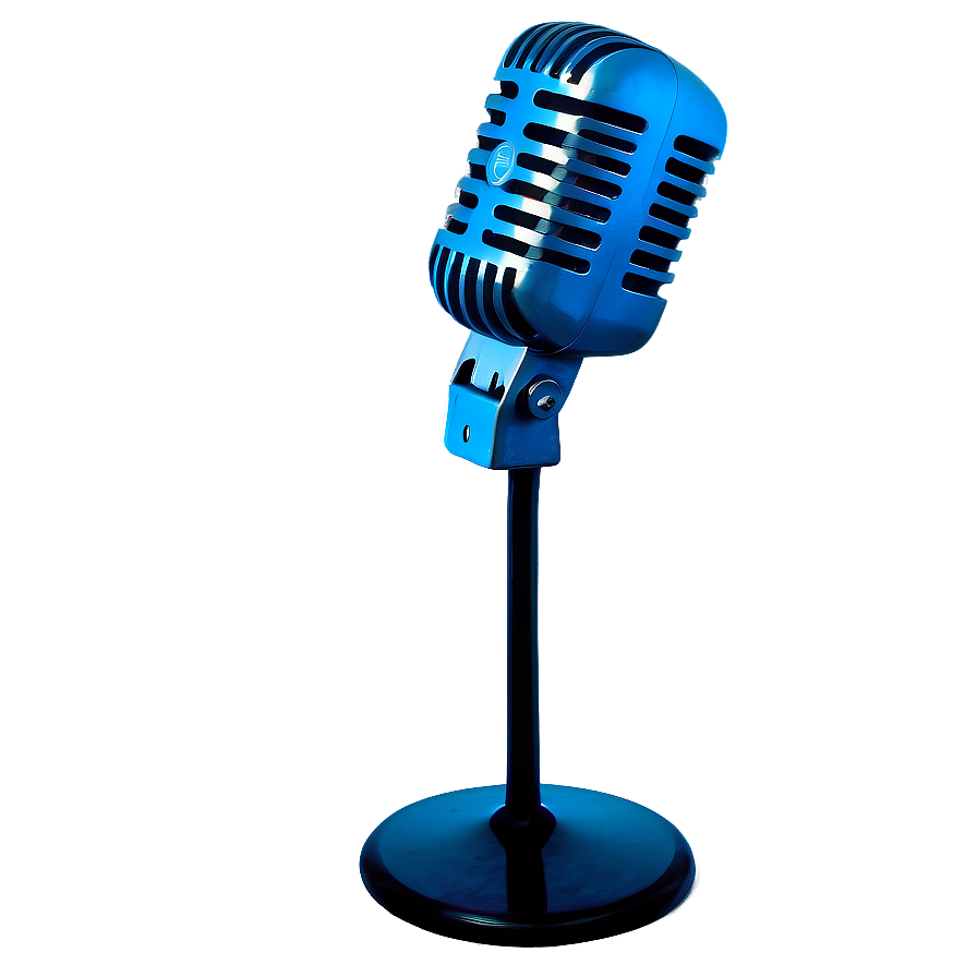 Singing Microphone On Stand Png 06282024 PNG image