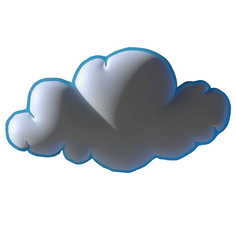 Single Cloud Transparent Png Eaj PNG image