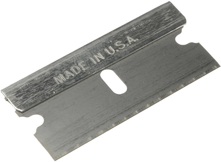 Single Edge Razor Blade U S A PNG image