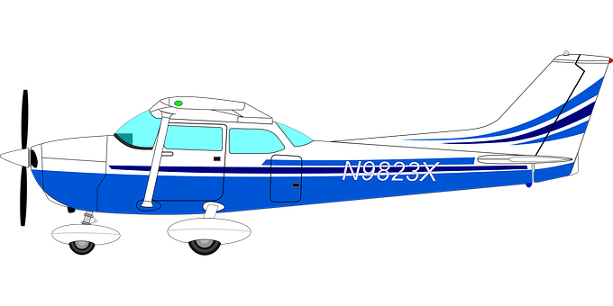 Single Engine Propeller Aircraft PNG image