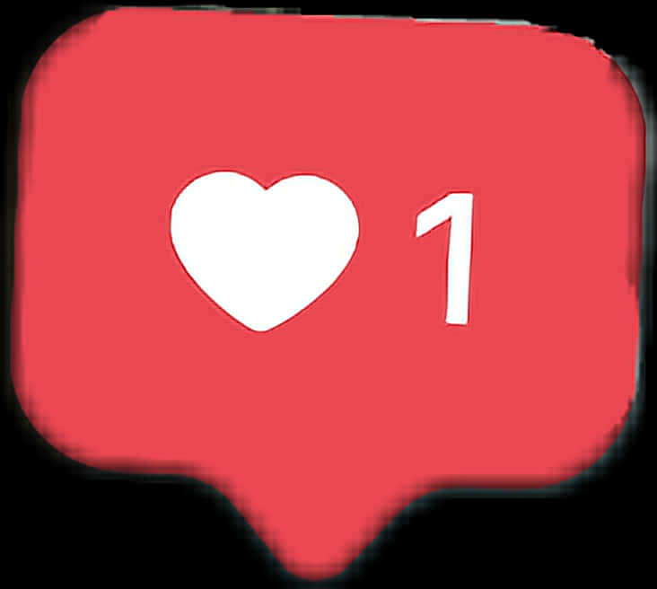 Single Love Notification Emoji PNG image