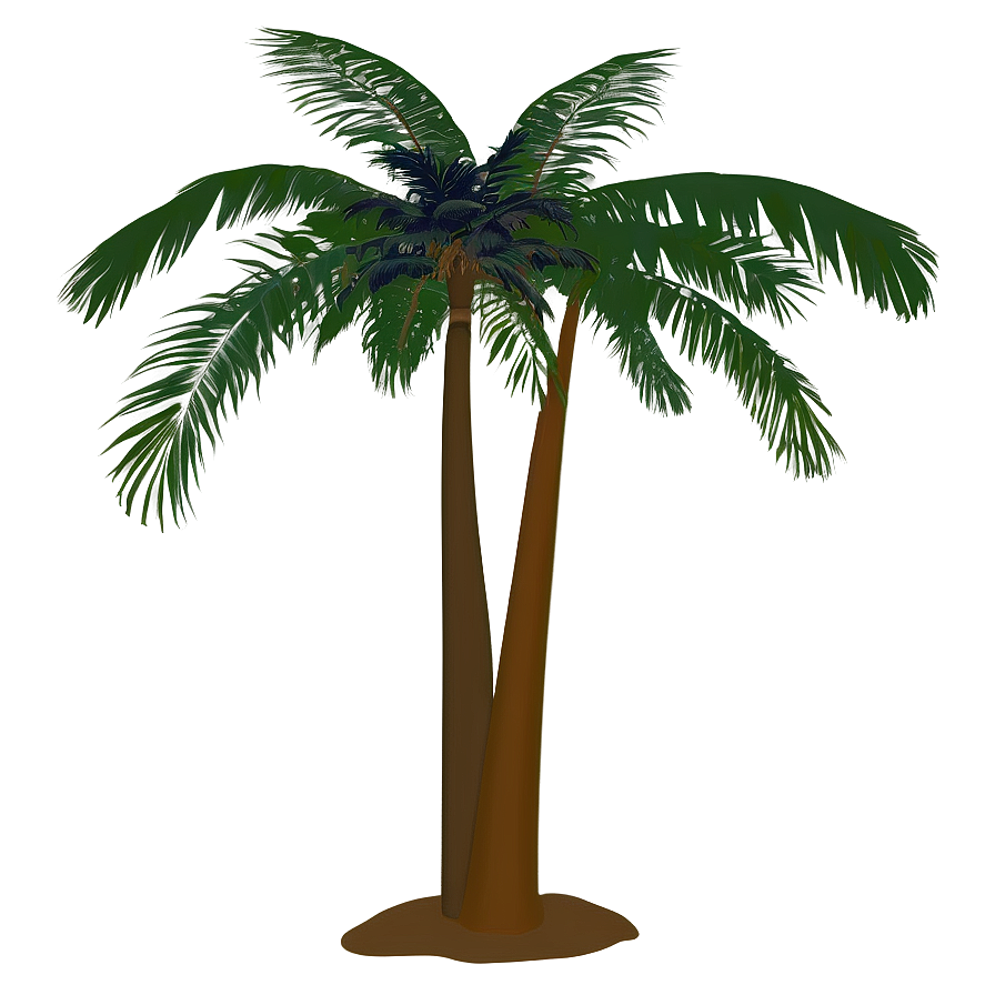 Single Palm Tree Silhouette Png 71 PNG image