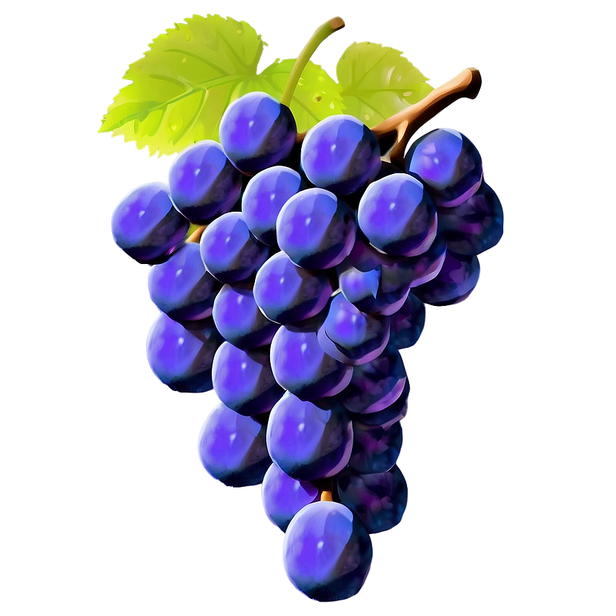 Single Purple Grape Png 06292024 PNG image