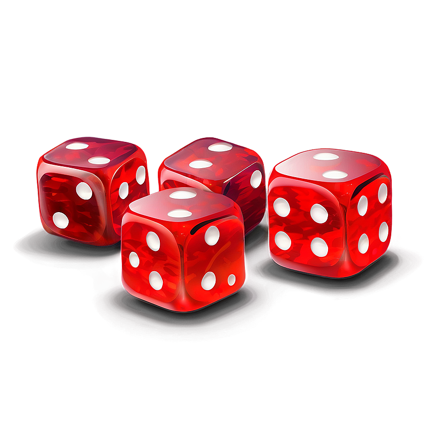 Single Red Dice Png 42 PNG image