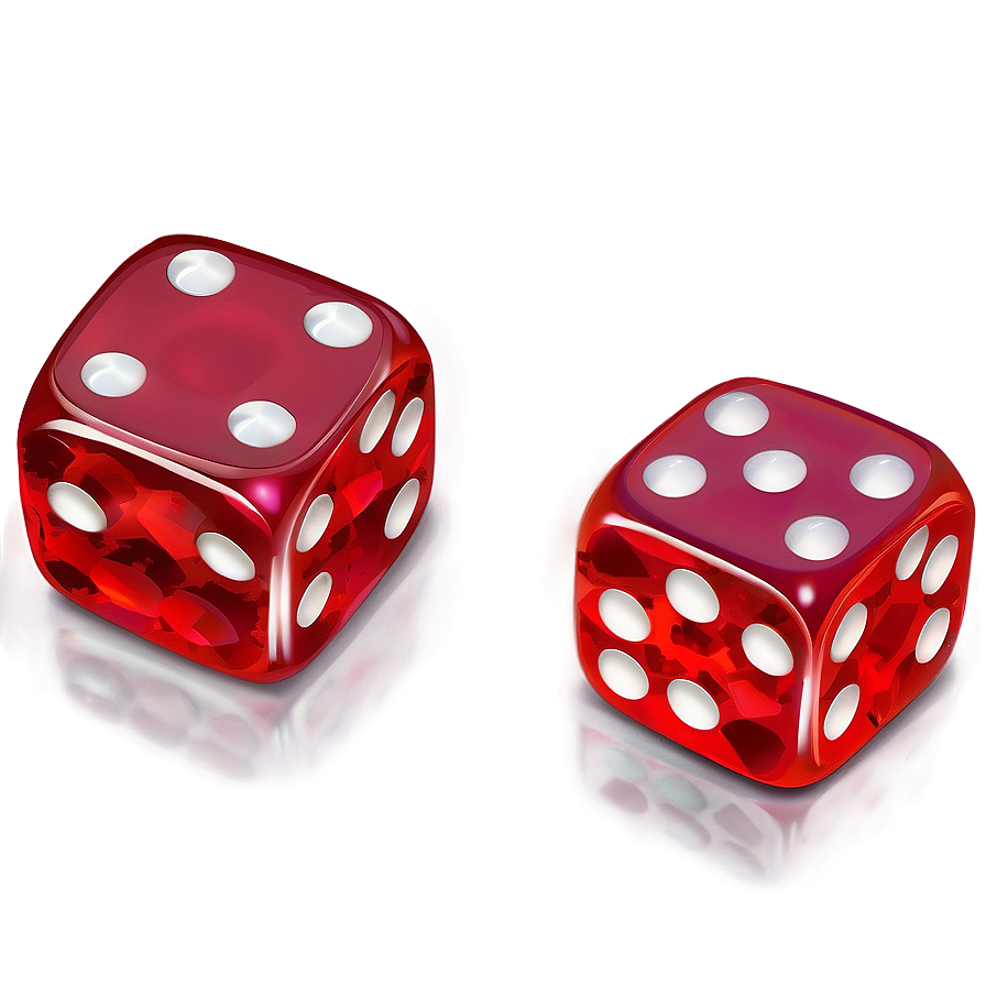 Single Red Dice Png Msf PNG image