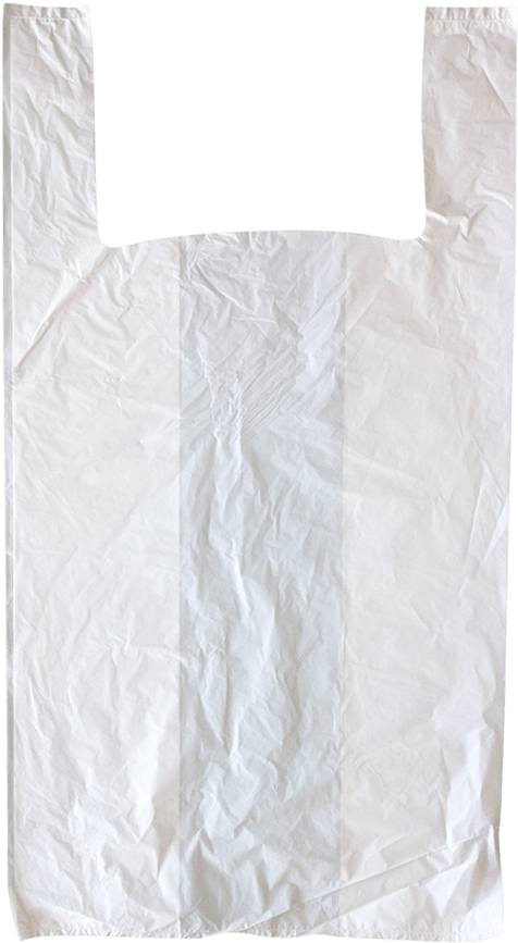 Single Use Plastic Shopping Bag PNG image