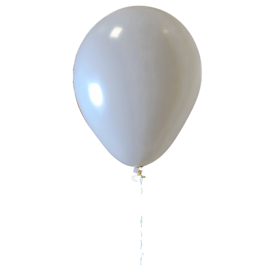 Single White Balloon Png Caa41 PNG image