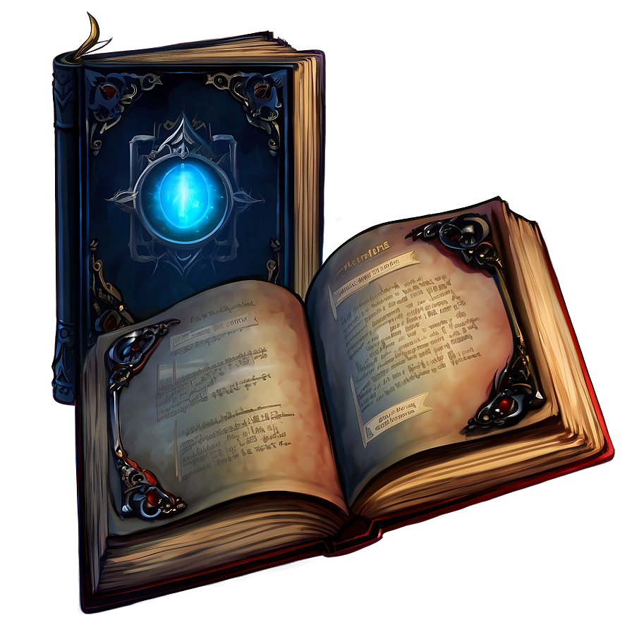 Sinister Dark Magic Grimoire Png 06292024 PNG image